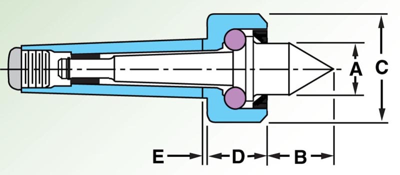 No. 9 B&S To J6 Taper Arbor – Brown & Sharpe 9 To Jacobs Taper 6, Draw Bar Thread